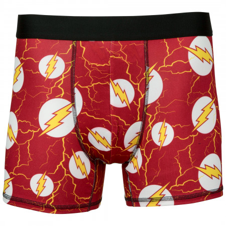The Flash Logo Electric All Over Men's Underwear Boxer Briefs
